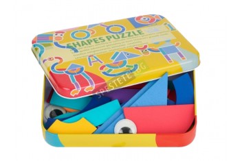 Детски образователен дървен пъзел с фигурки-foto4