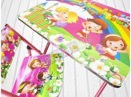 Сгъваема детска масичка със столче-foto2