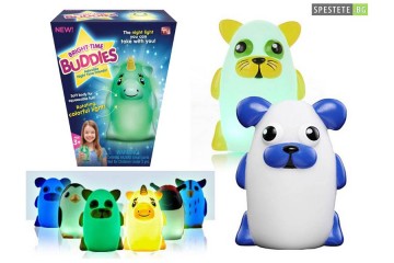 Детска Нощна Лампа Bright Time Buddies -foto2