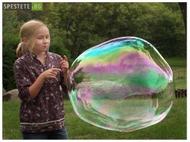 Гигантски пръстен за сапунени мехурчета-foto3