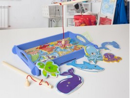 Дървена игра риболов-foto2