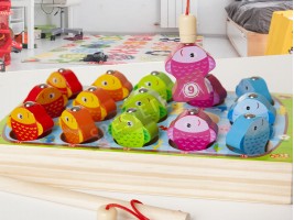 Дървена игра риболов-foto3
