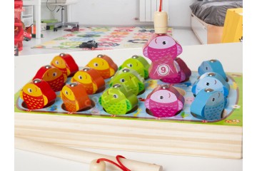 Дървена игра риболов-foto3