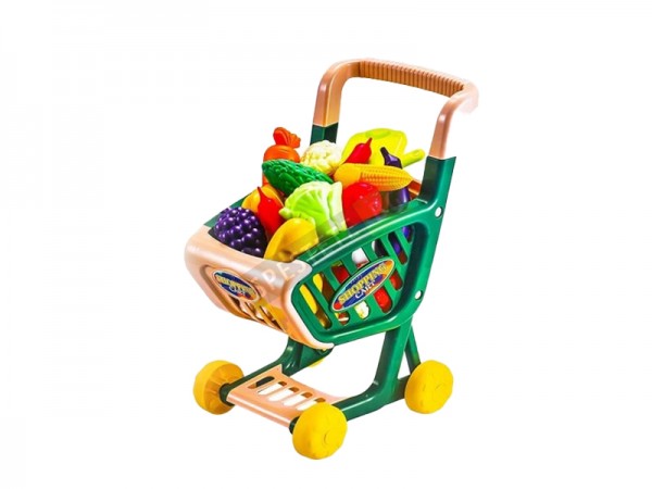 Детска пазарска количка с 32 аксесоара