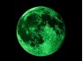 Светеща фосфорна луна стикер