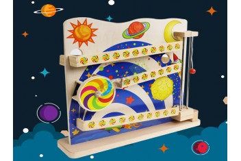 Образователна дървена игра с топчета-foto2