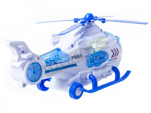 Полицейски хеликоптер със звукови и светлинни ефекти