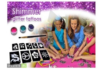 Комплект за татуировка - Shimmer Glitter Tattoos-foto2