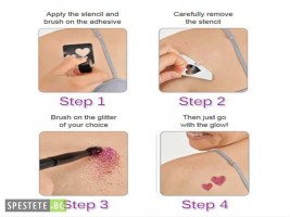 Комплект за татуировка - Shimmer Glitter Tattoos-foto4