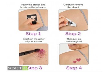 Комплект за татуировка - Shimmer Glitter Tattoos-foto4