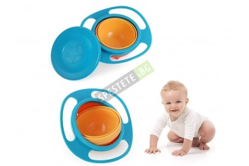 Неразливаща се детска купа за хранене-foto3