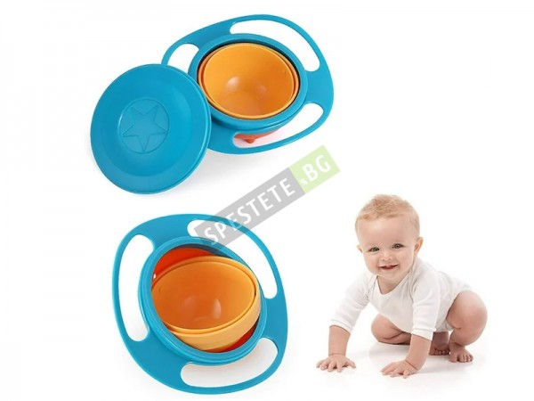 Неразливаща се детска купа за хранене