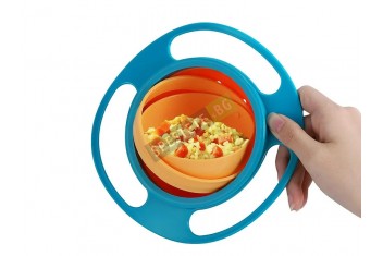Неразливаща се детска купа за хранене-foto4