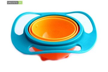 Неразливаща се детска купа за хранене-foto3