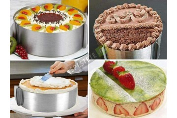 Комплект 3бр. регулируеми форми за печене-foto2