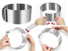 Комплект 3бр. регулируеми форми за печене-foto4