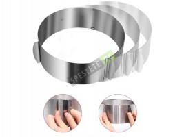 Комплект 3бр. регулируеми форми за печене-foto3