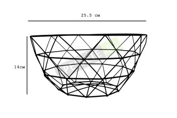 Метална фруктиера-foto3