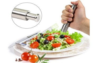 Метална механична преса за черен пипер и сол-foto3