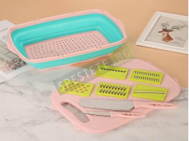 Мултифункционално сгъваемо кухненско ренде-foto3