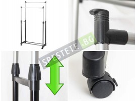 Подвижен сушилник за дрехи-foto3