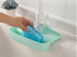 Практичен силиконов органайзер за мивка-foto3