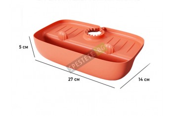 Практичен силиконов органайзер за мивка-foto4