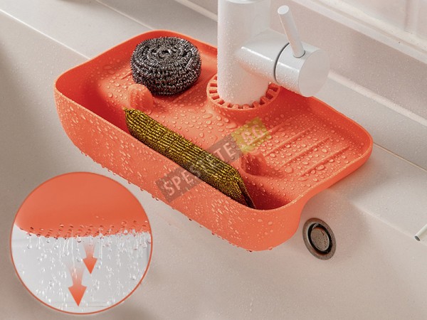 Практичен силиконов органайзер за мивка