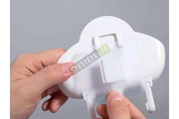 Самозалепяща се сапунерка за стена-foto3