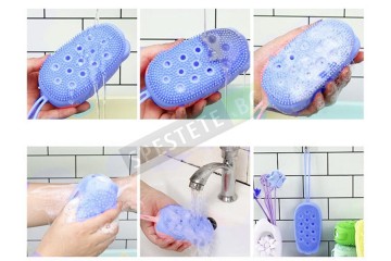 2бр. Силиконова гъба за баня-foto5