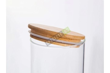 Стъклен буркан с капак-foto3