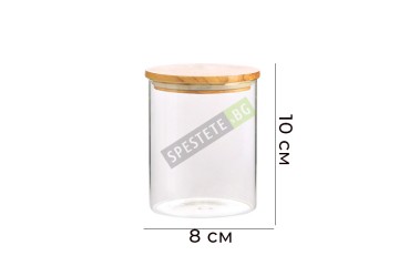 Стъклен буркан с капак-foto5
