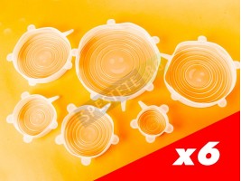 Комплект 6бр. силиконови капаци-foto2