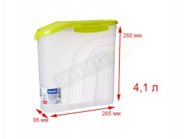 Кутия за сухи храни 4.1л Rotho-foto3