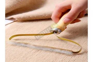 Метална четка за почистване на мъхчета и косми-foto4