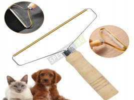 Метална четка за почистване на мъхчета и косми-foto5