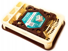 Пластмасов сушилник за чинии на 2 нива-foto2