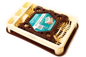 Пластмасов сушилник за чинии на 2 нива-foto2