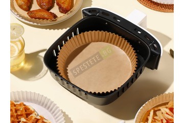 50бр. хартиени тавички за еър фрайър-foto2