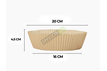50бр. хартиени тавички за еър фрайър-foto5