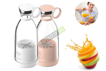 Бутилка блендер с презареждаща батерия-foto5