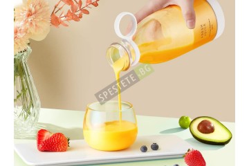 Бутилка блендер с презареждаща батерия-foto2