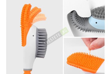 Силиконова мулти четка Тоалетно пате-foto2