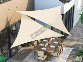 Триъгълен сенник тента-foto3