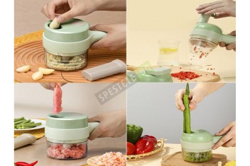 Безжична електрическа резачка чопър-foto2