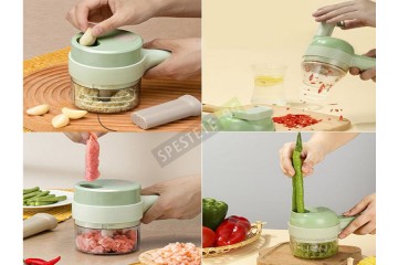 Безжична електрическа резачка чопър-foto2