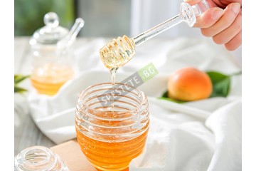 Буркан за мед с лъжица-foto3