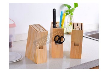 Дървена поставка за ножове-foto3