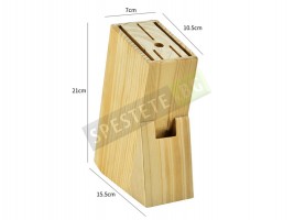 Дървена поставка за ножове-foto4
