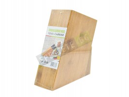 Дървена поставка за ножове-foto2